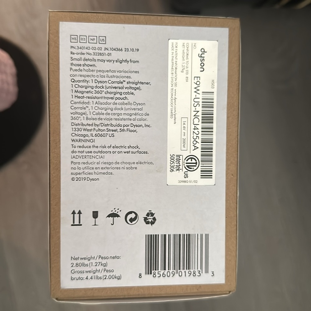 Dyson Corrale straightener. New in box